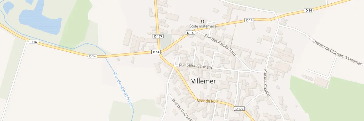 Plan du 7 Rue St Germain Villemer à Valravillon