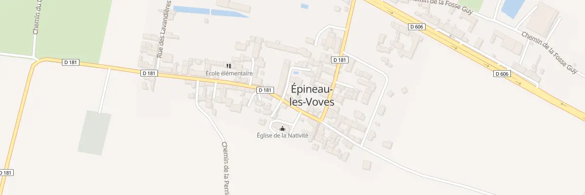 Plan du 2 Imp du Château à Épineau-les-Voves
