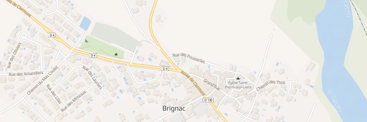 Plan du 1 Rte de Saint-André à Brignac