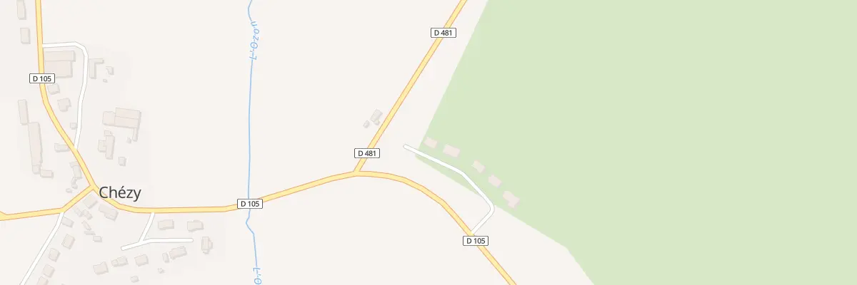 Plan du 1 Les Chaumes Blanches à Chézy