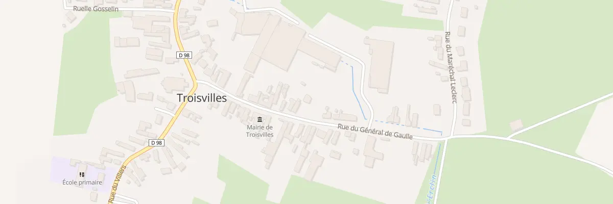 Plan du 15 Rue du Général de Gaulle à Troisvilles