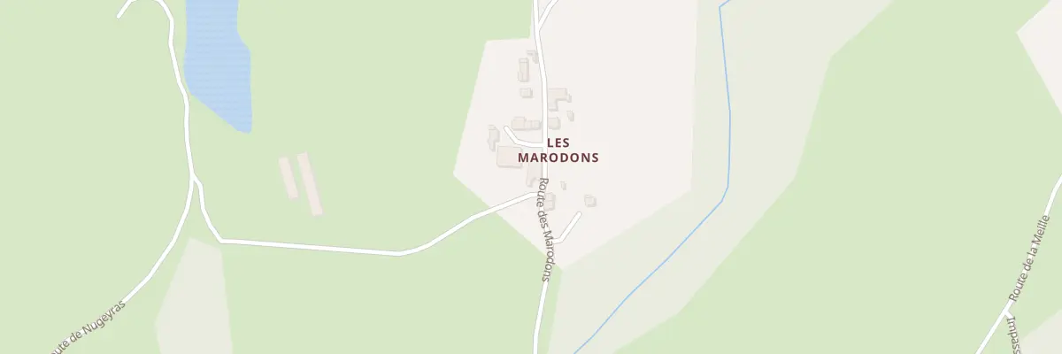 Plan du 5032 Les Marodons à Noalhat
