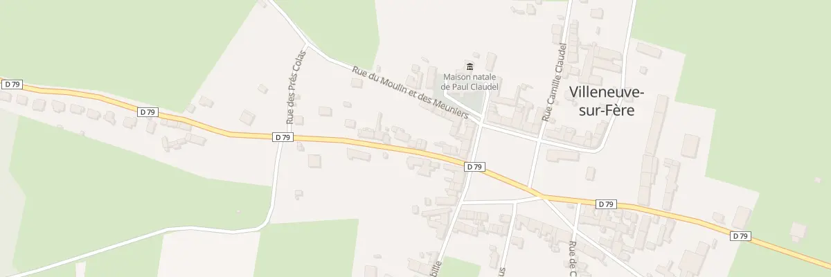 Plan du 8 Rue Pignon de Chinchy à Villeneuve-sur-Fère