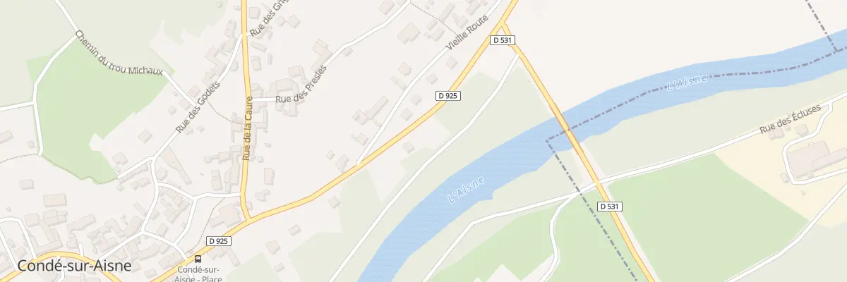 Plan du 46 Route de Vouziers à Condé-sur-Aisne