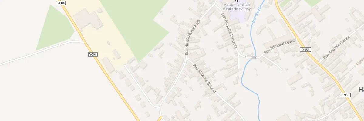 Plan du 23 Rue du Marechal Foch à Haussy