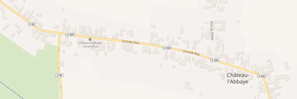Plan du 35 Grande Rue à Château-l’Abbaye