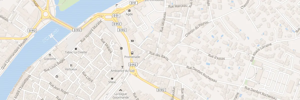 Plan du 7 Rue des Barris à Agde