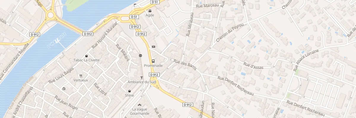Plan du 9B Rue des Barris à Agde
