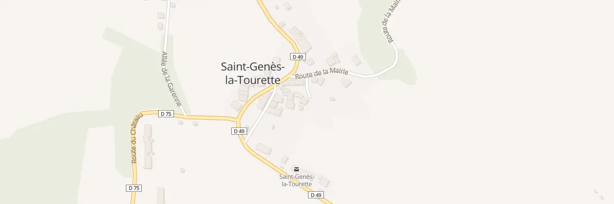 Plan du 5028 Saint Genes à Saint-Genès-la-Tourette