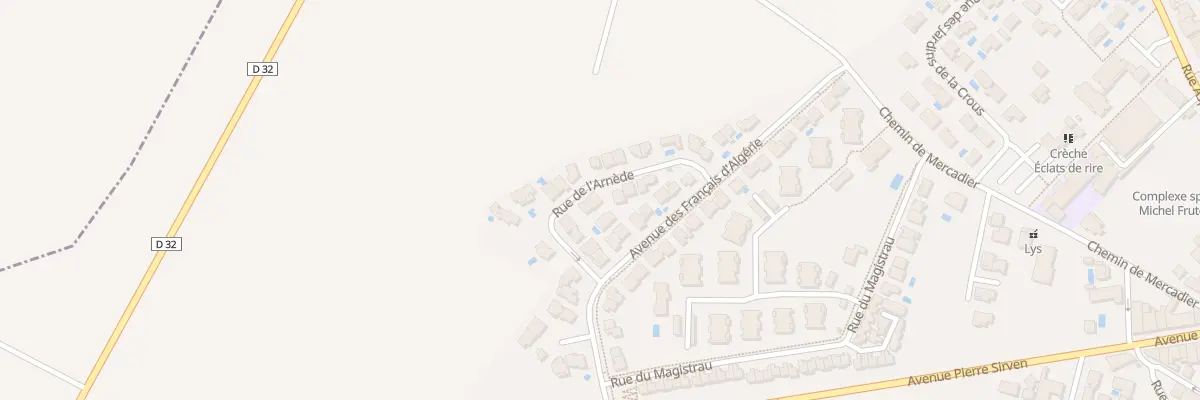 Plan du 11 Rue de l’Arnède à Montagnac