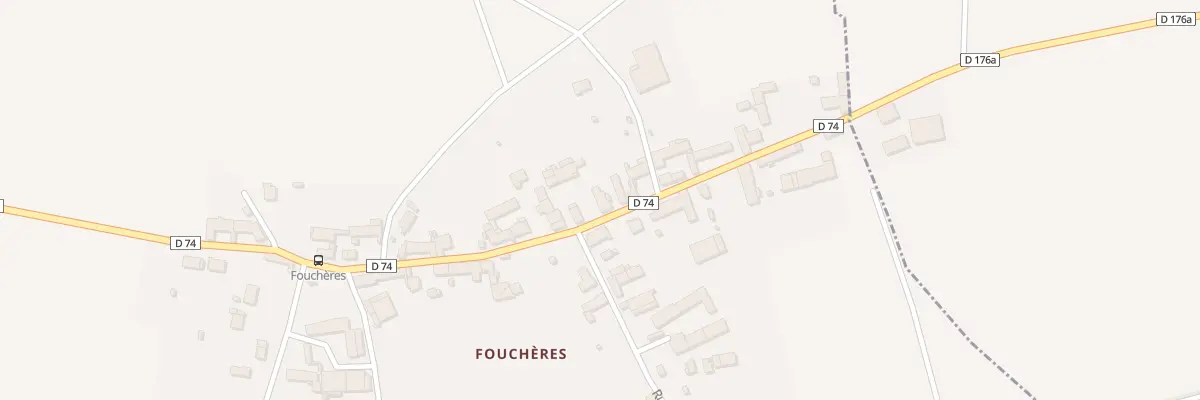 Plan du 25 Foucheres à Chalautre-la-Grande