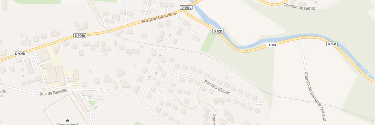 Plan du 17 Rue des Glières à Cusset