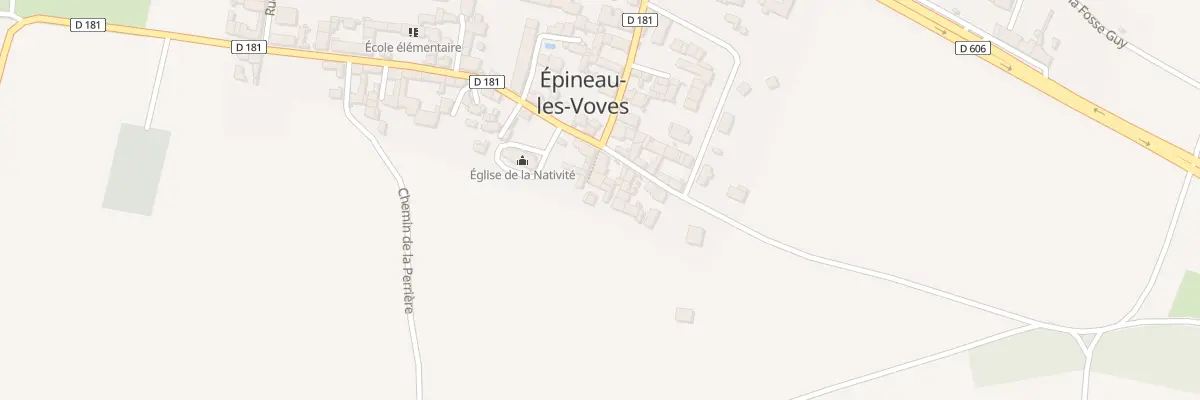Plan du 2A Rue des Vergers à Épineau-les-Voves