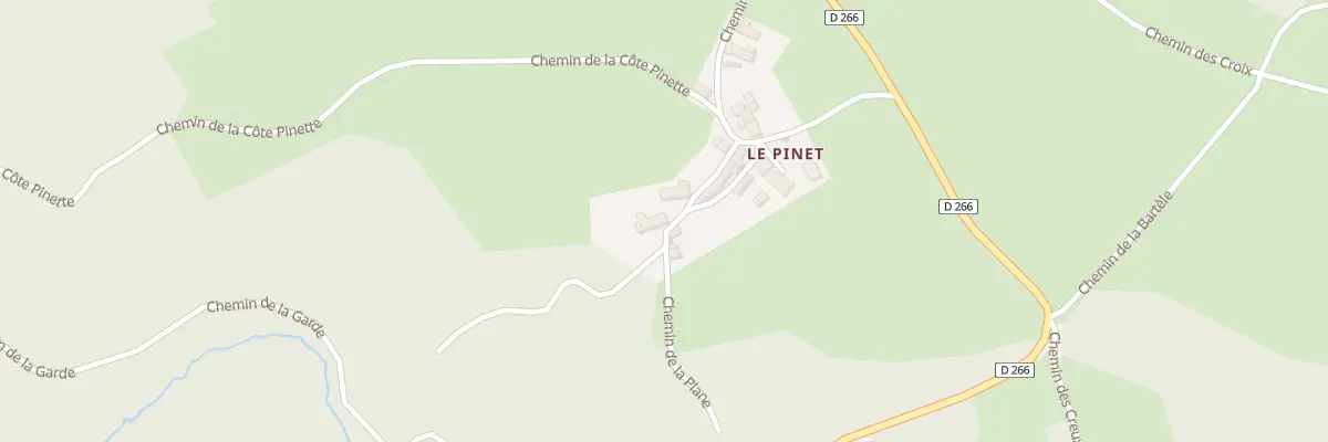 Plan du 5007 Pinet à Sainte-Catherine