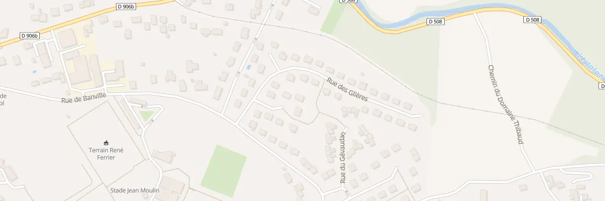 Plan du 12 Rue des Glières à Cusset
