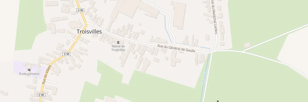Plan du 26 Rue du Général de Gaulle à Troisvilles
