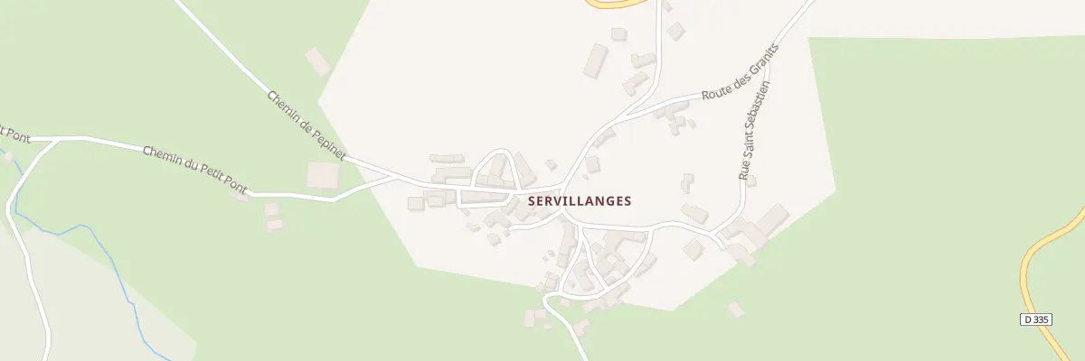 Plan du 10 Che de Pepinet à Venteuges