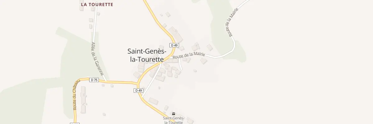 Plan du 5130A Saint Genes à Saint-Genès-la-Tourette