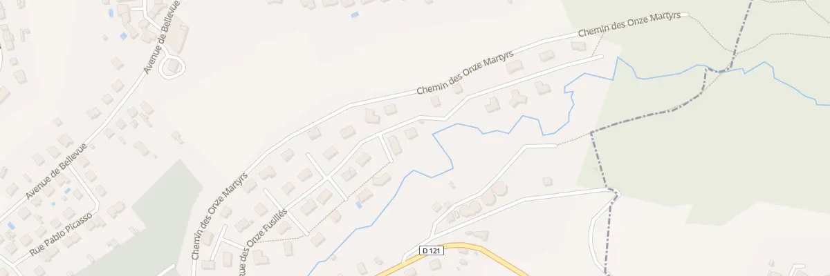 Plan du 28 Rue des Onze Fusilles à Saint-Yorre
