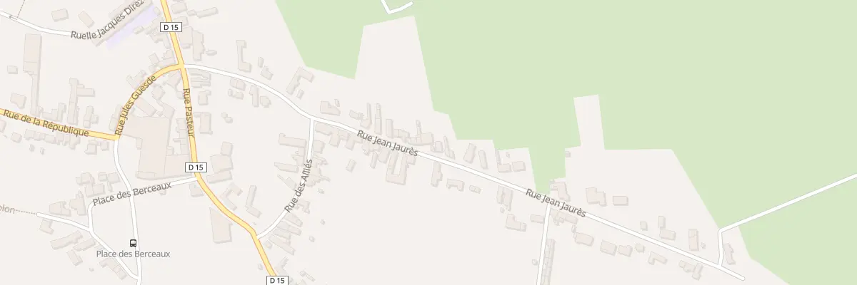 Plan du 25 Rue Jean Jaurès à Busigny