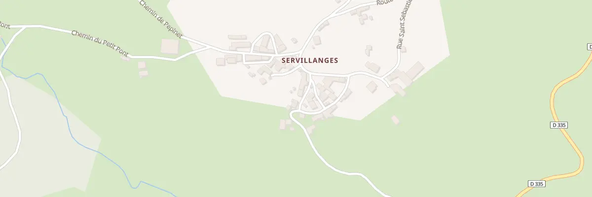 Plan du 5115 Servillanges à Venteuges