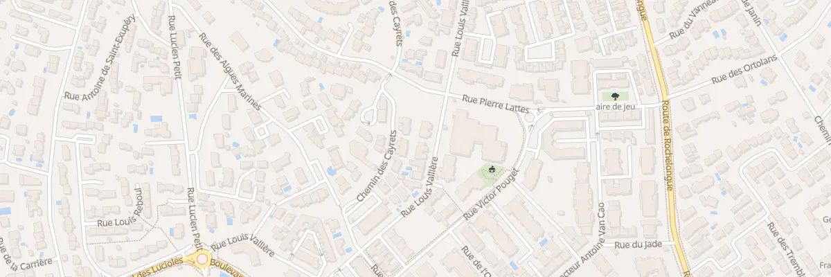 Plan du 44 Rue Louis Vallière à Agde
