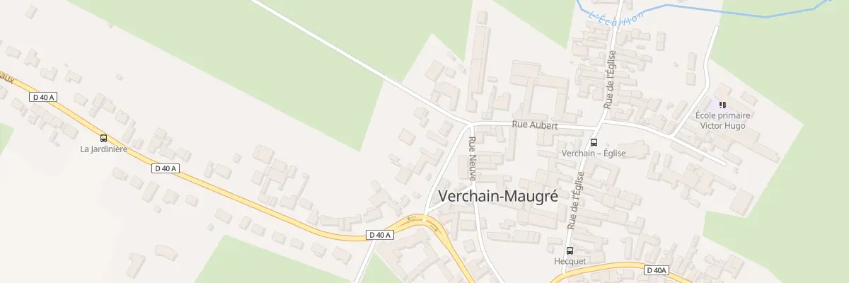 Plan du 2 Rue du Rempart à Verchain-Maugré