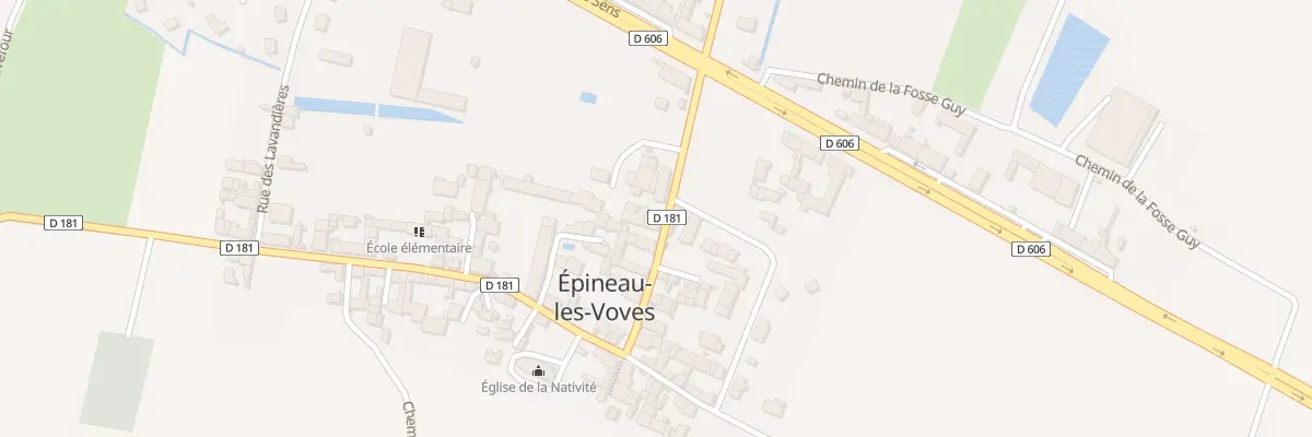 Plan du 6 Rue de la Liberté à Épineau-les-Voves