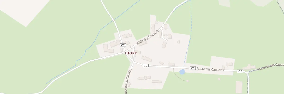 Plan du 36 Thory à Bussy-la-Pesle
