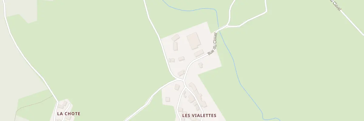 Plan du 5730 Les Vialettes au Vernet-Chaméane