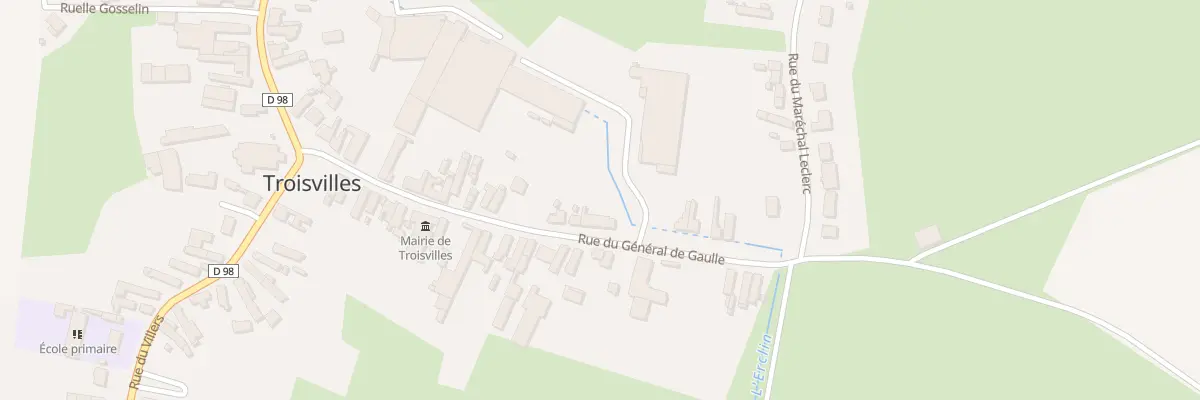 Plan du 23 Rue du Général de Gaulle à Troisvilles