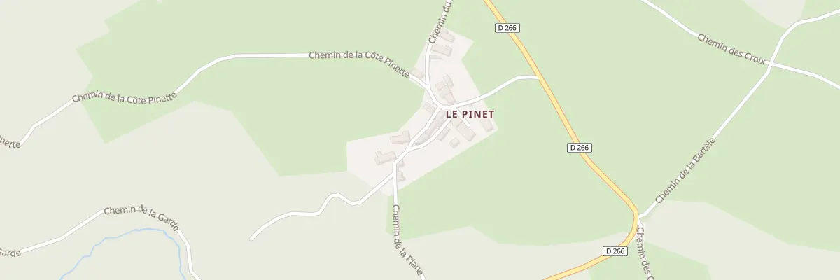 Plan du 5018 Pinet à Sainte-Catherine