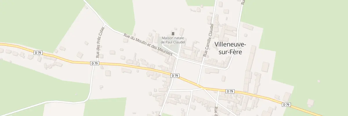 Plan du 29 Pl Paul Claudel à Villeneuve-sur-Fère