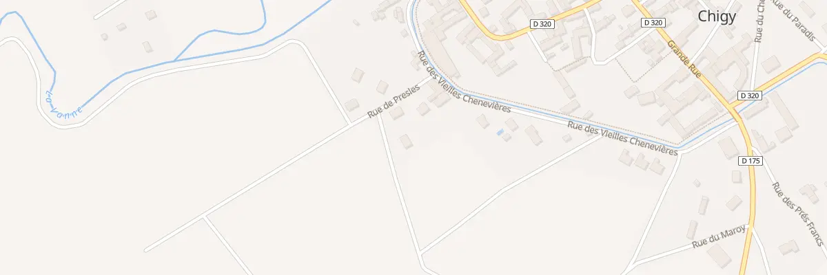 Plan du 7 Rue des Presles aux Vallées de la Vanne