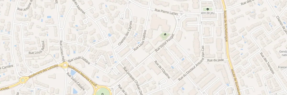 Plan du 25 Rue Louis Vallière à Agde