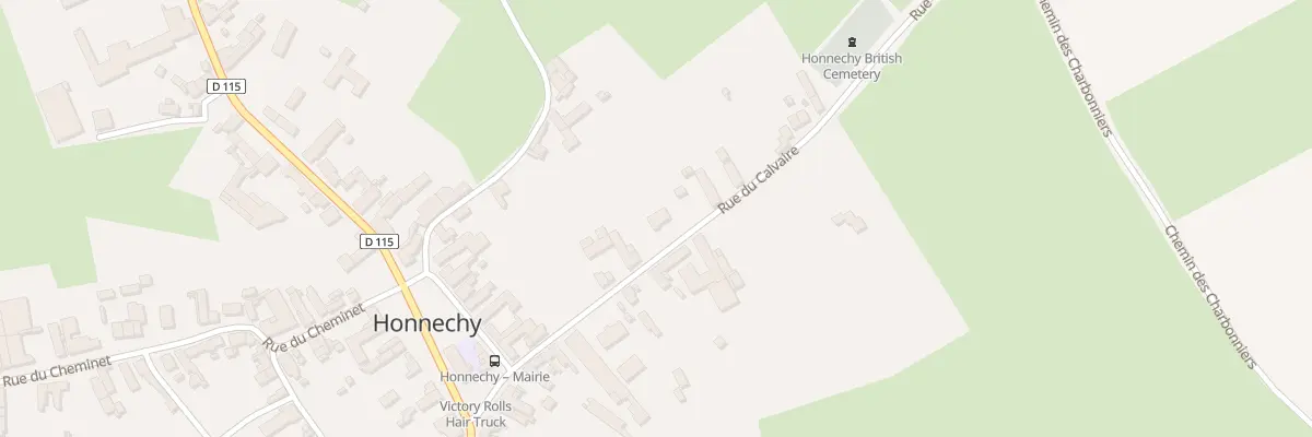 Plan du 7 Rue du Calvaire à Honnechy