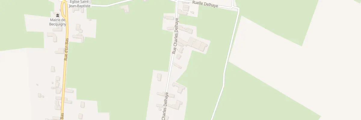 Plan du 650 Rue Charles Delhaye à Becquigny