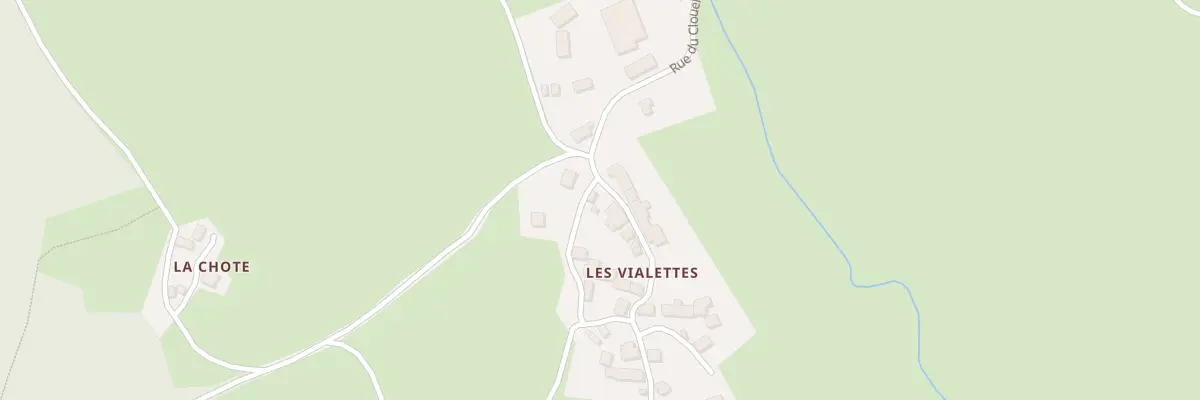 Plan du 5353 Les Vialettes au Vernet-Chaméane
