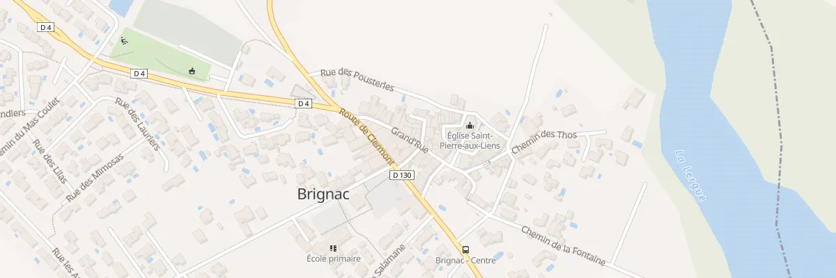 Plan du 1B Imp Bonnel à Brignac