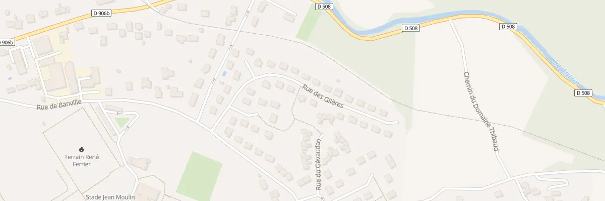 Plan du 26 Rue des Glières à Cusset