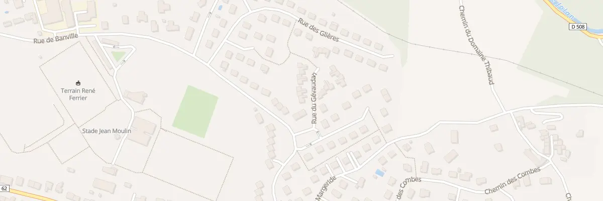 Plan du 3 Rue du Gevaudan à Cusset
