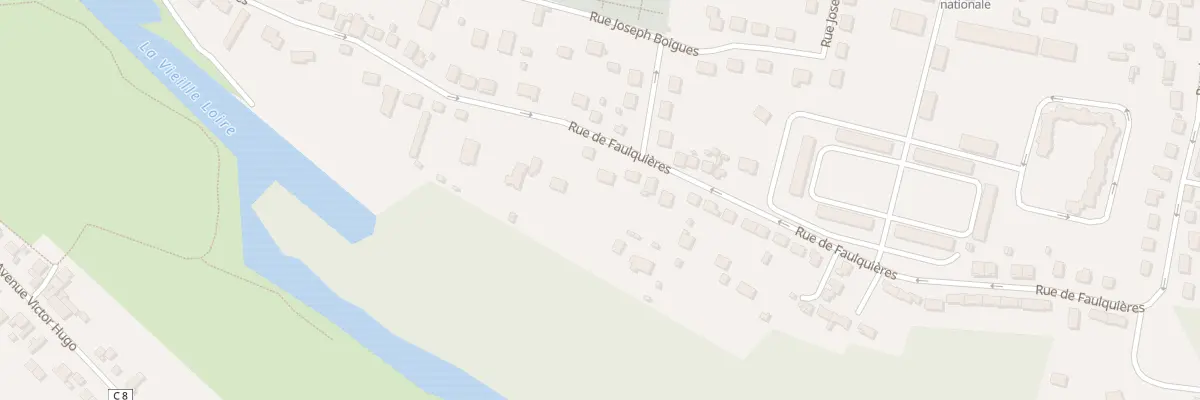 Plan du 37 Rue de Faulquières à Decize