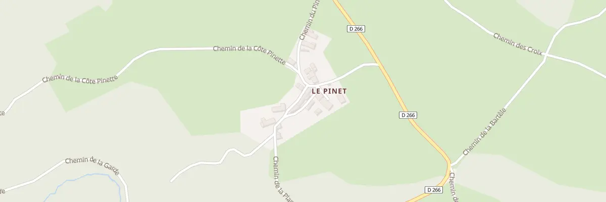 Plan du 5016 Pinet à Sainte-Catherine