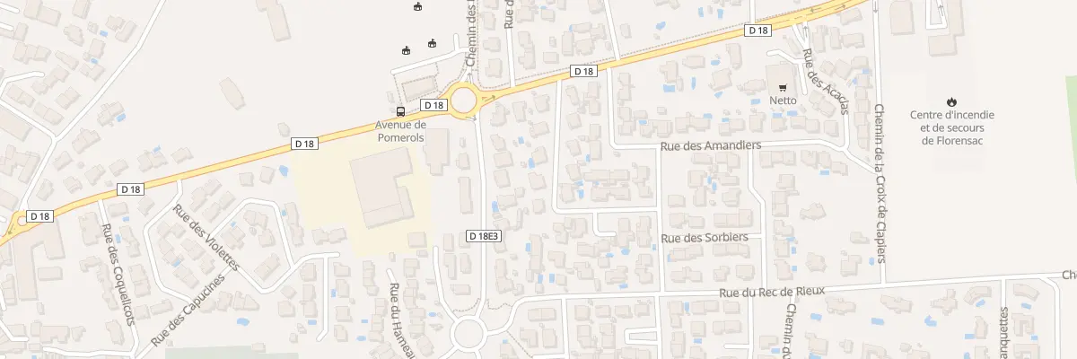 Plan du 8 Rue des Saules à Florensac