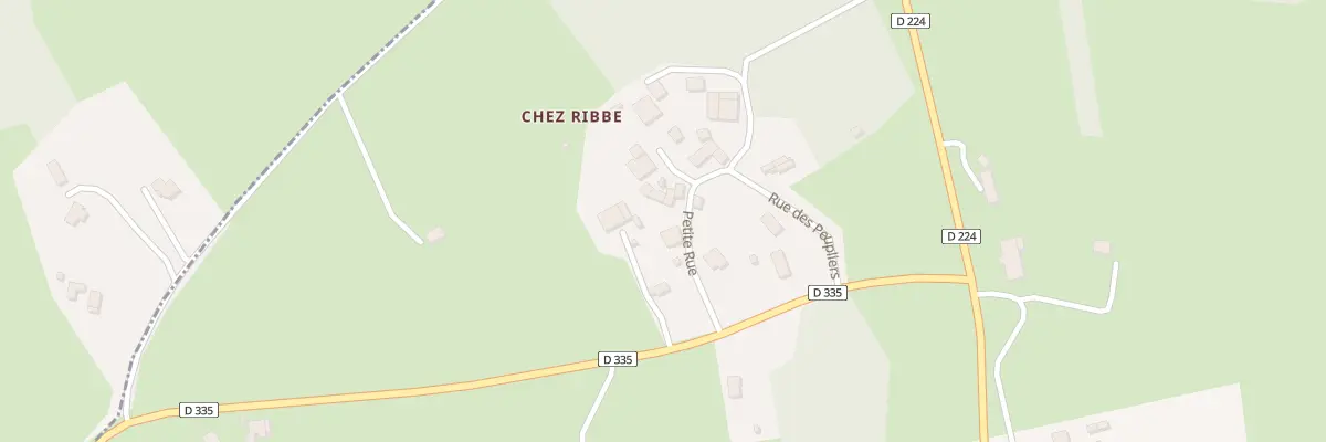 Plan du 7 Petite Rue -Ribbes à Peschadoires