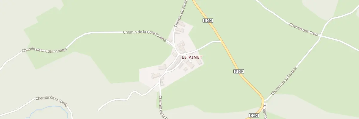 Plan du 5017 Pinet à Sainte-Catherine