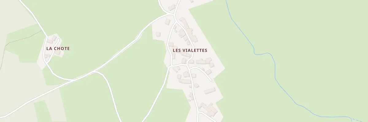 Plan du 5756 Les Vialettes au Vernet-Chaméane