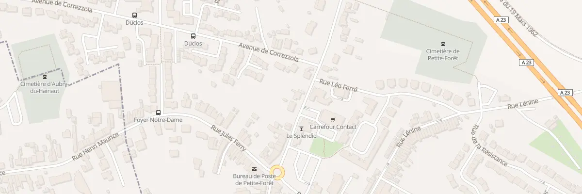 Plan du 21 Rue Hyacinthe Mars à Petite-Forêt