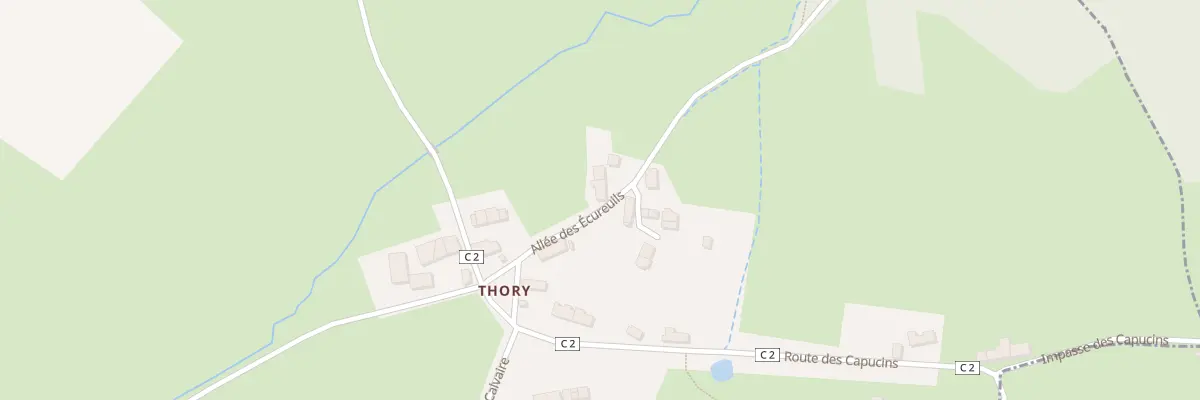 Plan du 34 Thory à Bussy-la-Pesle