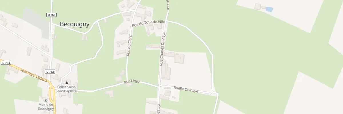 Plan du 86 Rue Charles Delhaye à Becquigny